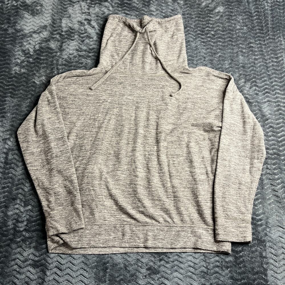 Maurices Sweatshirt Women's Size L beige Pullover Drawstring